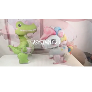 Dinosaurs Dino T-Rex Jurassic Theme Foil Balloon Kids Birthday Party Wall Decoration 3D Standing Triceratops Brontosaurus Giant Air Helium Balloon Banner Paper Plates Cups Tablecloth Party Supplies Set Baby Shower Event Photo Pro 1 ps Decor Accessories