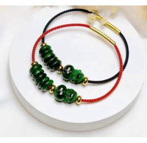 Vòng tay phong thuỷ Cụ Tỳ Hưu chiêu Tài chiêu Lộc mic Điếu Ngũ Phúc