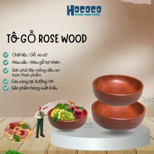 Tô bát gỗ đựng thức ăn nhà bếp an toàn tiện dụng tạo không gian bếp đa dạng hơn