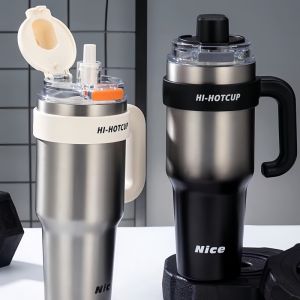 DIHUANTUO | Insulated Large Capacity New 2026 Mens Ceramic Lined Car-use Water Bottle