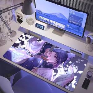 Bandai | Demon Slayer Flame Hashira Gaming Mouse Pad Large Rubber Keyboard Desk Mat With 2MM Stitched Edge Design