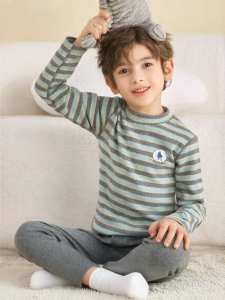 YINGBOLUN | Warmth Enhanced Cotton Thermal Underwear Set