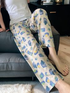 KASIHAN | Summer Lightweight Wide Leg Cotton Pajama Pants Large Size
