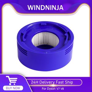 Hepa Rear Strainer Filter Accessory for Dyson V7 V8Animal Fluffy Absolute Vacuum Cleaner Part Back Motor Dust Filter Replacement