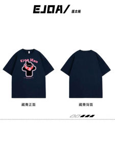 Áo Thun Cotton Tay Ngắn Màu Trắng Dáng Rộng Phong Cách Mỹ Dành Cho Nữ Mùa Hè Thiết Kế Đơn Giản Cổ Tròn in Họa Tiết Hoạt Hình