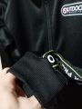 OUTDOOR Jaket tracktop terbaru Size S warna hitam. 