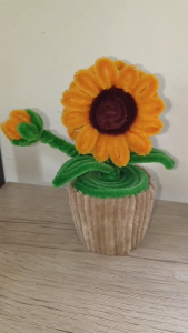 ดอกทานตะวัน ต้นไม้ประดิษฐ์ ต้นเล็กน่ารักๆ สวยละมุน งานทำมือ