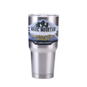 Ready stock Ice Master Cup 800ml Large-capacity Stainless Steel Vacuum Mug Mug Keeps Cold Ice Master Cup Double Coffee Cup Refrigeration