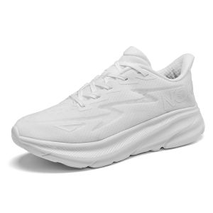 EZIIOT fashion men and women couples casual sports running shoes comfortable breathable white size 39-45
