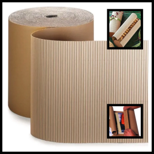 Corrugated Box – Protective Packing Sheet for Shipping & Packaging Single Face Roll