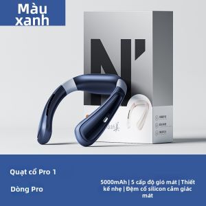 SENXUN | Quạt đeo cổ tản nhiệt bán dẫn không cánh siêu yên tĩnh