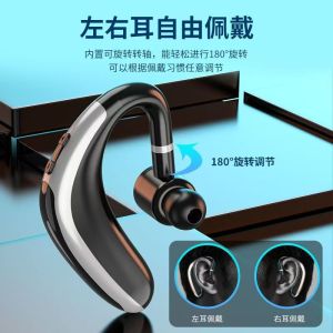 Universal Wireless Bluetooth Headset Long Battery Life Painless To Wear on Left and Right Ears Waterproof Hanging Ear Type for Driving Practical Bluetooth Headset Sports Headset