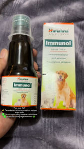 Free 3cc Syringe Himalaya Immunol Liquid 100ml All Stages Adult Kitten Puppy Immune Booster Cat Cats Dog Dogs Pet Essentials