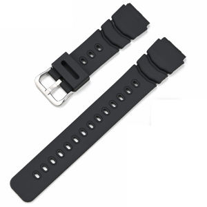 Resin Strap for Casio PRO-TERK PRT-40 Stainless Steel Buckle Sport Waterproof Men Rubber Replace Band Bracelet Watch Accessorie