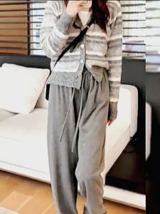 Lady pants Lembut celana perempuan panjang wanita seluar loose casual black long pants women fashion high waist seluar perempuan murah seluar wanita