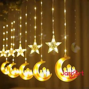 HIASAN LAMPU KETUPAT LEBARAN IDUL FITRI GANTUNGAN KETUPAT KELAP KELIP HIASAN LEBARAN TOKO RUMAH LAMPU LEBARAN TIRAI VIRAL 2023