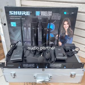 MIC WIRELESS SHURE X1-IHC 2 MIC PEGANG 2 CLIPON SHURE X1IHC