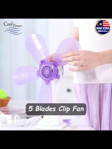 Mini Fan Electric Bedside Fan Small Study Portable Fan Adjustable Energy Saving Clip Fan Kipas MejaMini
