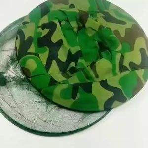 Nón lưới bảo vệ mặt chống côn trùng Mũ lưới gấp gọn- Bắt ong câu cá bảo hộ cắt cỏ