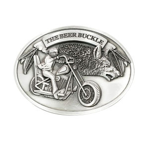 Portable Bar Metal Beer Head Belt Funny Bottle Buckle for Outdoor Drinking Camping Picnic Wine Can Holder Party Funny Decoration