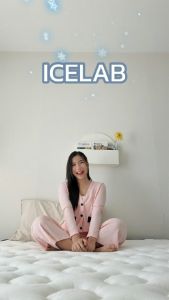 Bedisupreme ที่นอนยางพาราแท้ 100% นวัตกรรมเพิ่มความเย็น Cooling Memory Foam X3 พร้อมพ็อกเก็ตสปริง หนา 14.5 นิ้ว รุ่น The New ICELAB