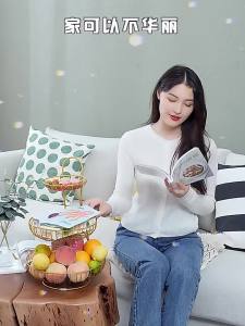 Nordic Luxury Style Double Layer Snack Tray