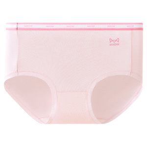 Miiow | Kids Underwear Girls Summer Thin Bread Pants Triangle Panties Breathable Antibacterial Cotton Lycra Blend Development Stage Briefs