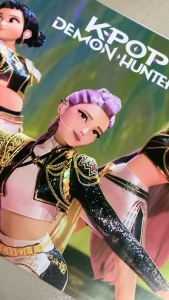 K-Pop Demon Hunters Poster Set 8Pcs A3 Size 29.7cmx42cm High-Quality Artwork for Fans