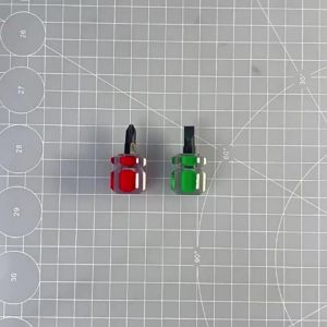 Mini Phillips Slotted Screwdriver Portable Short Handle Screwdriver Tools Flat Cross Head Screwdrivers for Household Repair