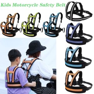 Kids Motorcycle Safety Belt Children Bike Seat Belt Reflective Anti-drop Protector Baby Carrier