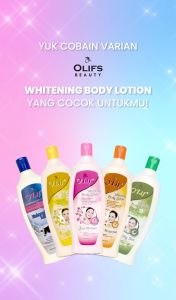 OLIF Whitening Body Lotion (Total Moisture) - 600ML | Handbody Pemutih Pencerah Kulit Badan
