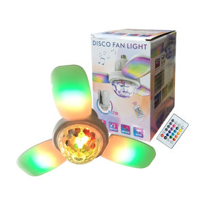 Disco Fan Light (GM0703A27) Bluetooth Speaker 35W (White light + RGB)
