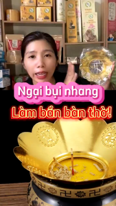 Combo 02 cái khay hứng tàn nhang bát hương nhiều cỡ phù hợp cho nhiều loại bát hương