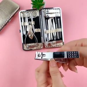 Bộ Cắt Mống Tay 19 Món Bằng Thép Không Gỉ - Bộ Bấm Móng Tay Cao Cấp