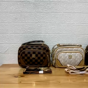 BJ61617 - BEIGE/HURUF/SQUARE - TAS SLEMPANG HANDBAG WANITA FASHION IMPORT MODIS ELEGAN TERMURAH TERLARIS TERBARU TAS BATAM ZCJ1617