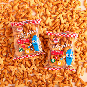 Alphabetic Cartoon Number Biscuits Snacks Leisure Educational Enlightenment Biscuits Delicious Breakfast Good Quality