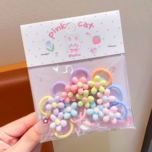 Non-Damaging High-Elasticity Flower Heart Shape Hair Bands