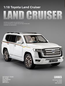 JUANNUO | Simulation Alloy Land Cruiser Toy Car Model 1:18