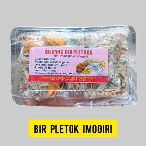 Minuman bir pletok Jogja - bir pletok Imogiri isi 10 - minuman alami praktis - membantu menjaga kesehatan - menangkal radikal bebas - minuman oleh-oleh khas Jogja