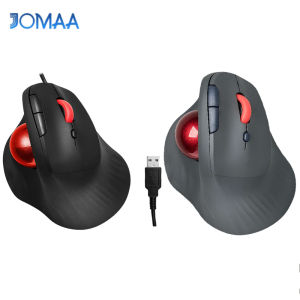 JOMAA | JOMAA Wired/Wireless Trackball Mouse Ergonomic Design Easy Thumb Control Precise & Smooth Tracking Mouse for PC LaptopTablet