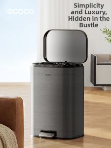 ecoco | Stylish Luxurious Household Large Capacity Trash Can
