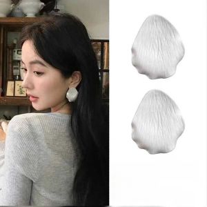 Laser Cut Shell Earrings Womens Petal Shaped Ear Cuff Unique Personality Fashion Jewelry Alloy Material Silver Plated Gold Plated