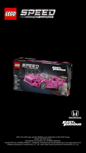 [BrickMonster] Lego 77241 Speed Champions 2 Fast 2 Furious Honda S2000