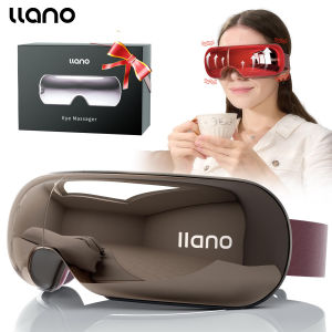 Llano EyeCare Massager Folding Portable Eye Massager Eye Care Instrument Hot Compress Bluetooth Music Eye Massage Best Gift for girlfrend boyfriendchildren