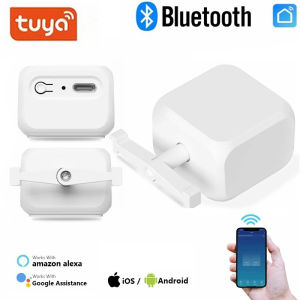 Tuya Bluetooth Type-C 5V Rechargeable 5.2 Smart Switch Fingerbot Plus Robot Button Pusher Arm Switch Support Alexa Google Home
