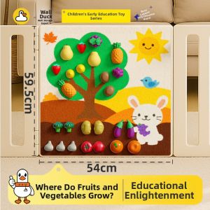 UP DUCK | Educational Development Toy Felt Board