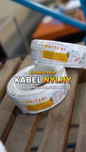 KITANI - NYLHY 2×0.5 mm² – 50 Meter - Kabel Tembaga Serabut