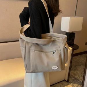 2025 Fashion Shoulder Bag for Womens Class Large Capacity Student Tote Bag  New Canvas Commuter Handbag Women Bag Eco Bag