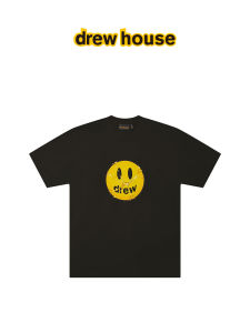Gold Smile Pattern Cotton T-Shirt