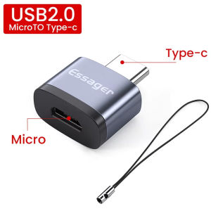 Essager USB 3.0 Type-C OTG Adapter Type C USB C Male To USB Female Converter For Macbook Xiaomi Samsung S20 USBC OTG Connector